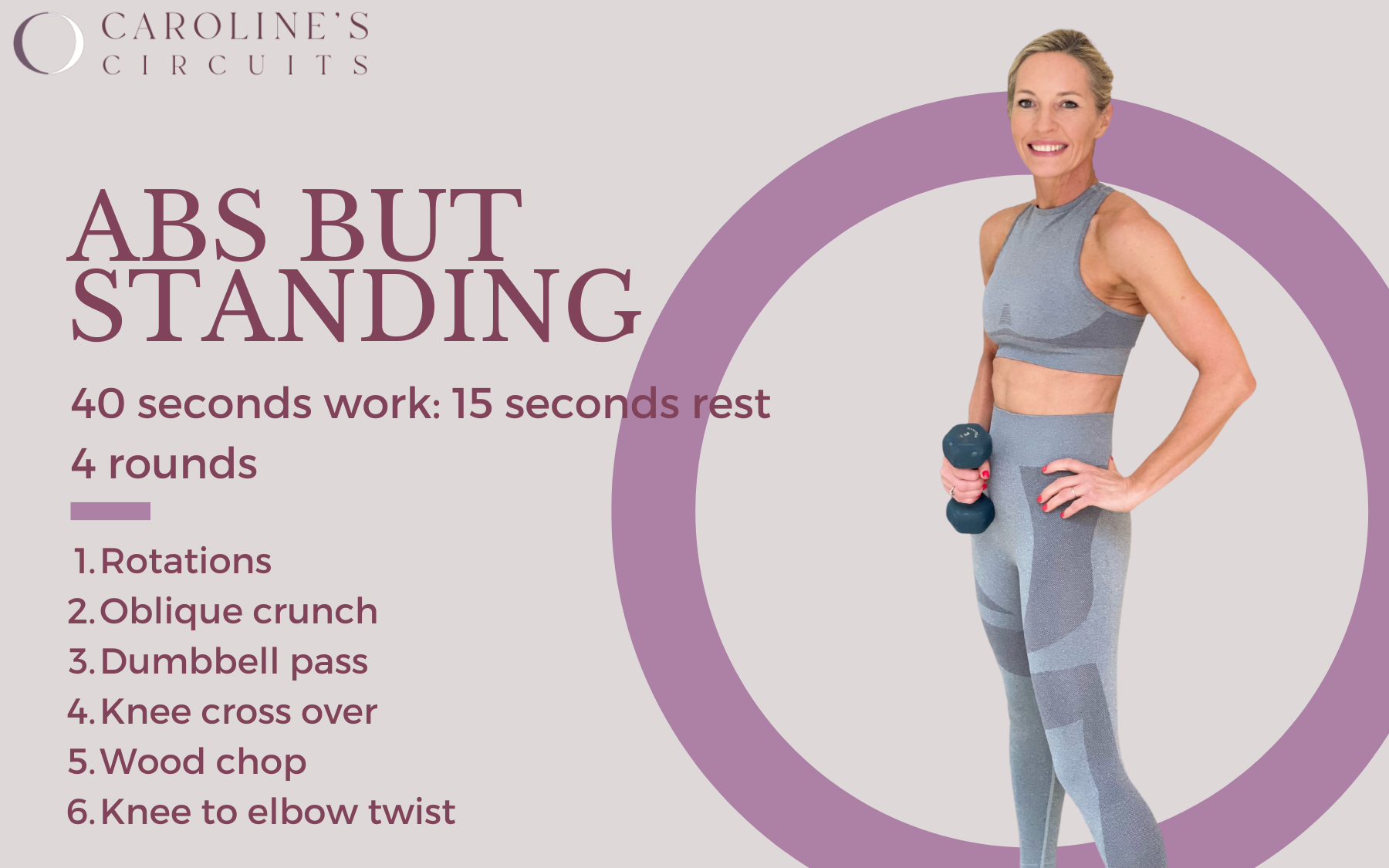 Create a Circuit Home Workout Infographic